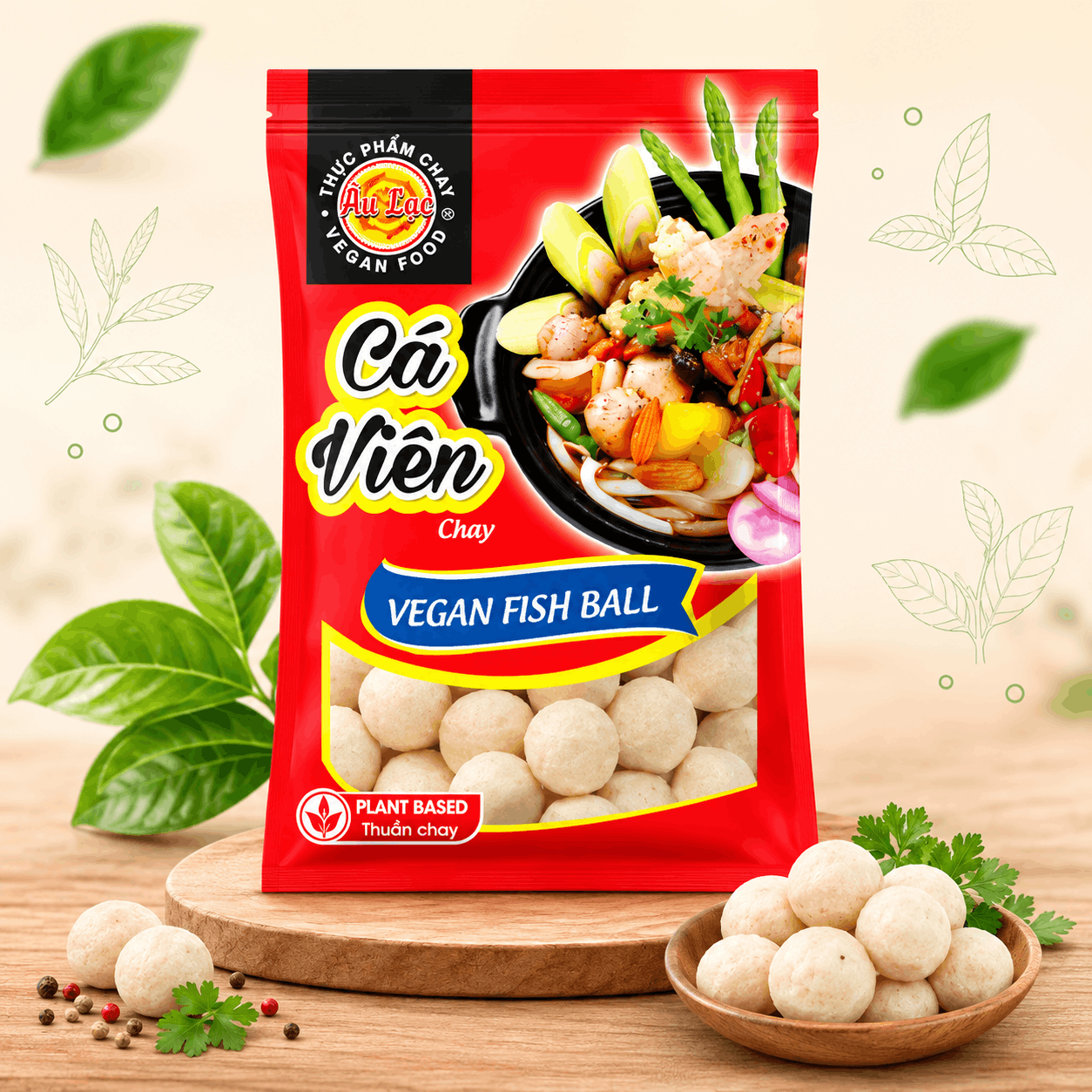 Cá Viên Chay 180g Âu Lạc (Vegan)