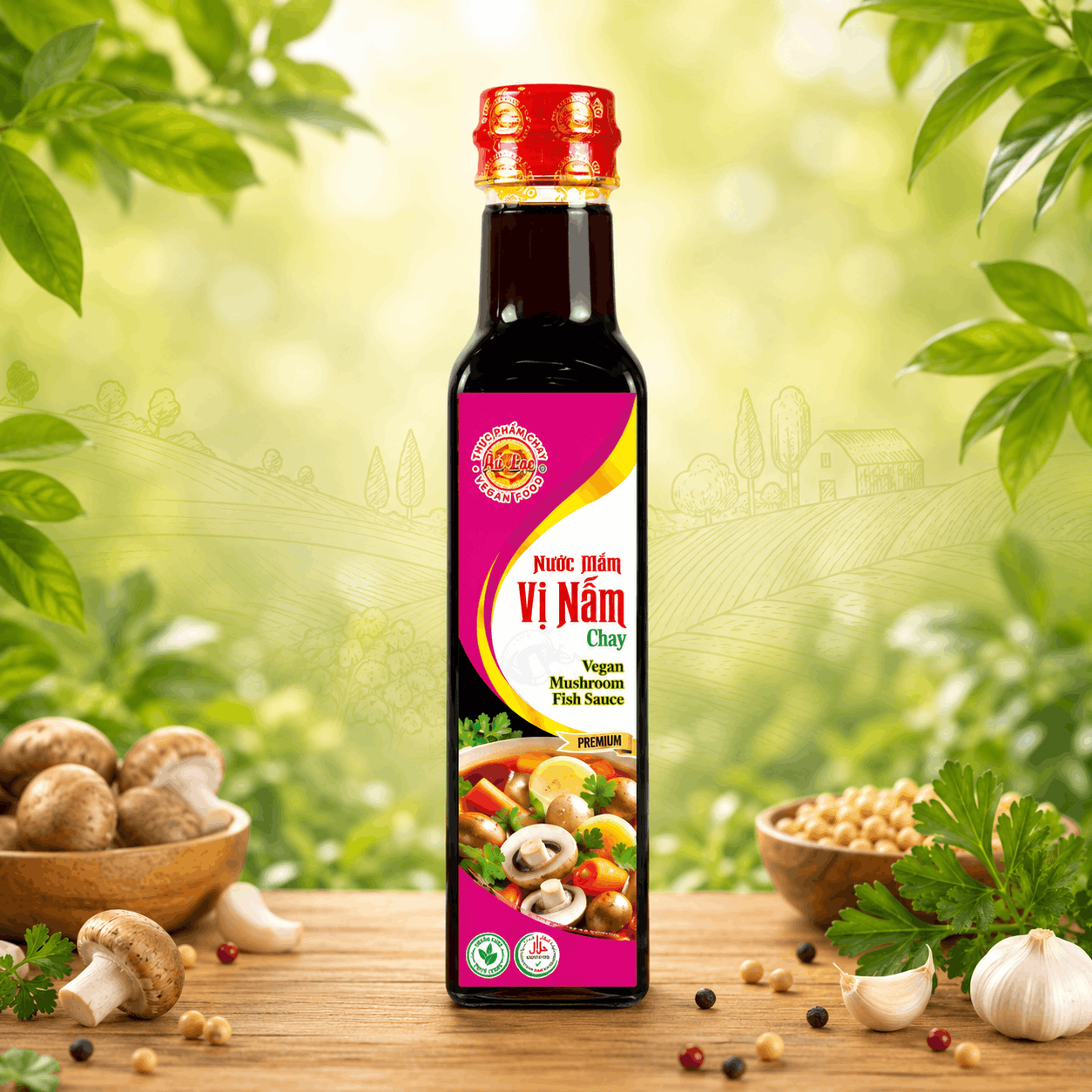 Nước Mắm Vị Nấm Chay 500ml Âu Lạc (Vegan)