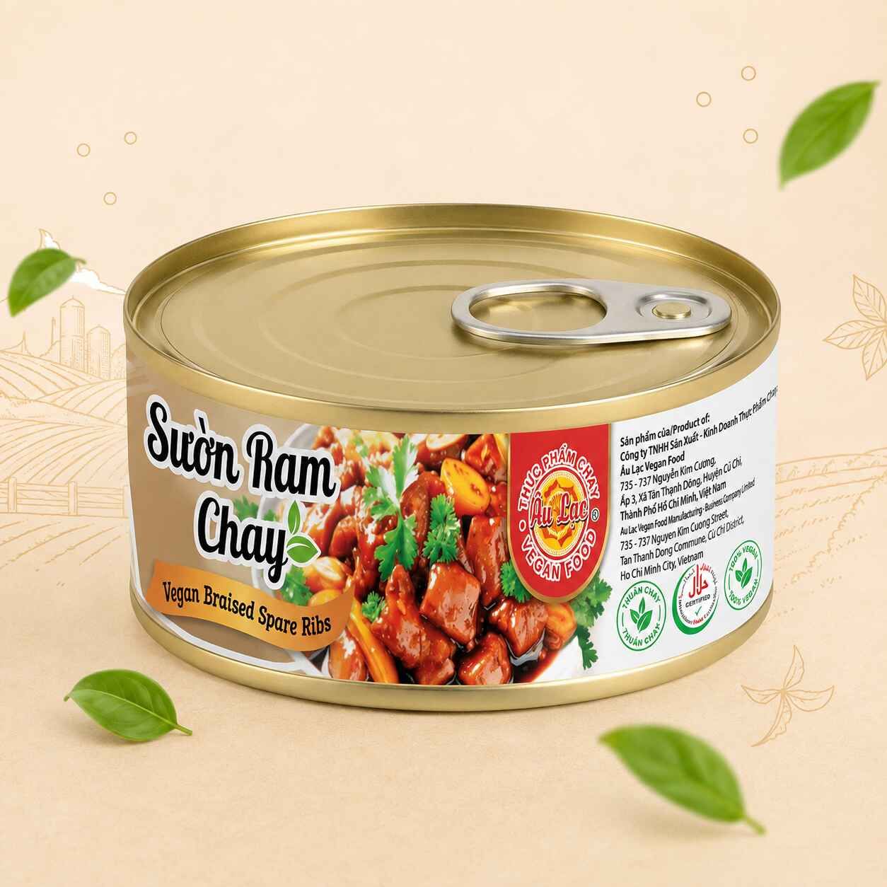 Sườn Ram Chay 70g Âu Lạc (Vegan)